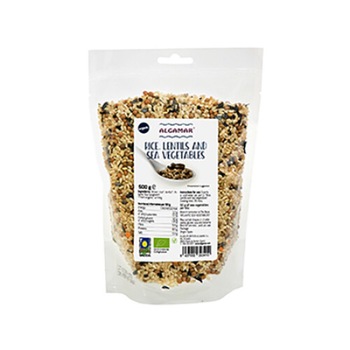 Orez si linte cu alge marine, eco, 500g Orez si linte cu alge marine, eco, 500g