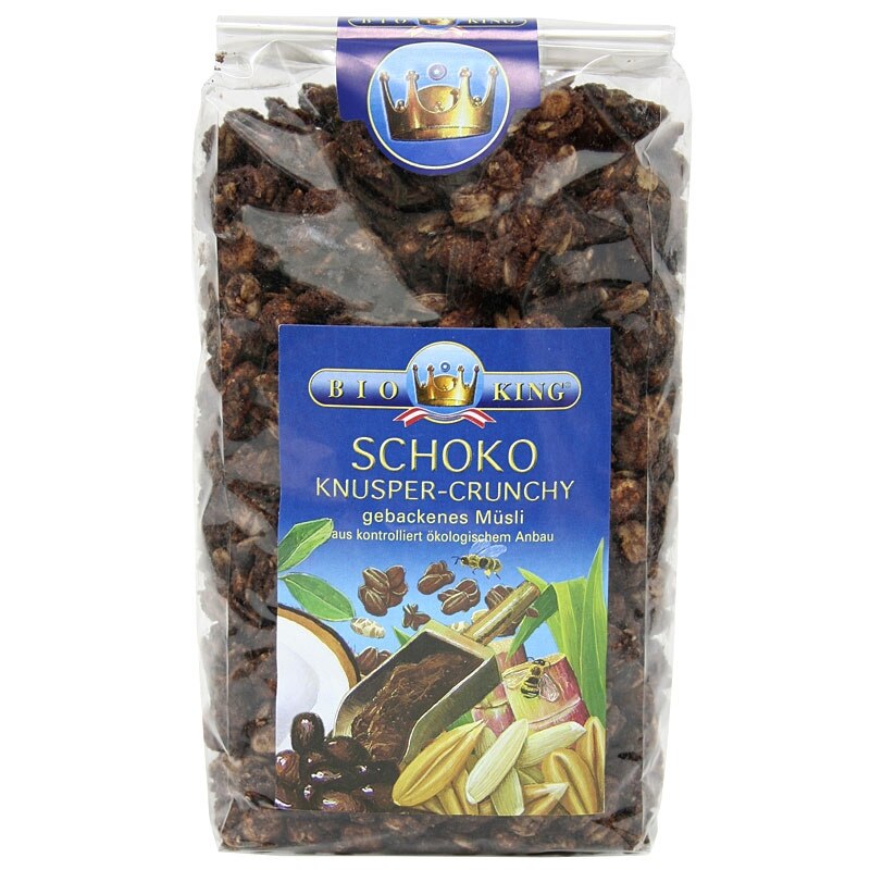 Musli crocant cu ciocolata ECO 375 g - Bioking