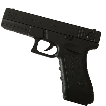 Pistol Bricheta Glock 18 negru metalic antivint reincarcabil Pistol Bricheta Glock 18 negru metalic antivint reincarcabil