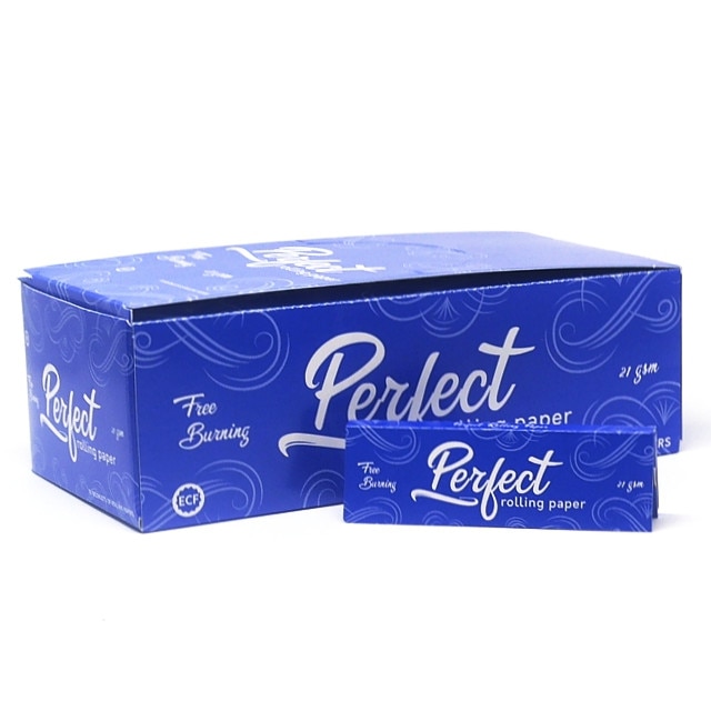 Set de 50 plicuri de foite tigari Perfect Blue 21g/mp