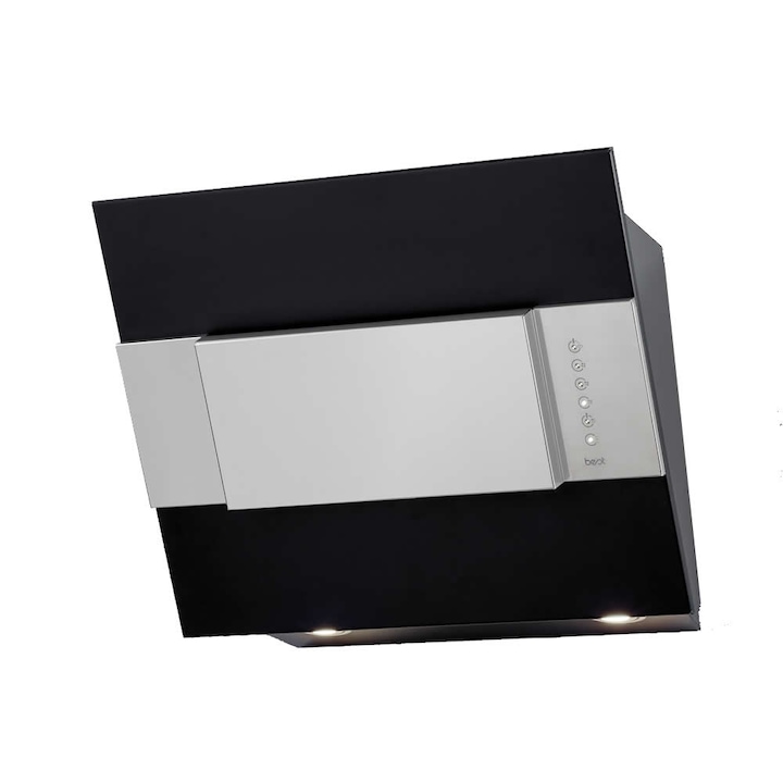 Hota incorporabila Smart Fix EOS 52 cm, putere de absortie 710 mc/h, 1 motor, 4 trepte de viteza, Inox