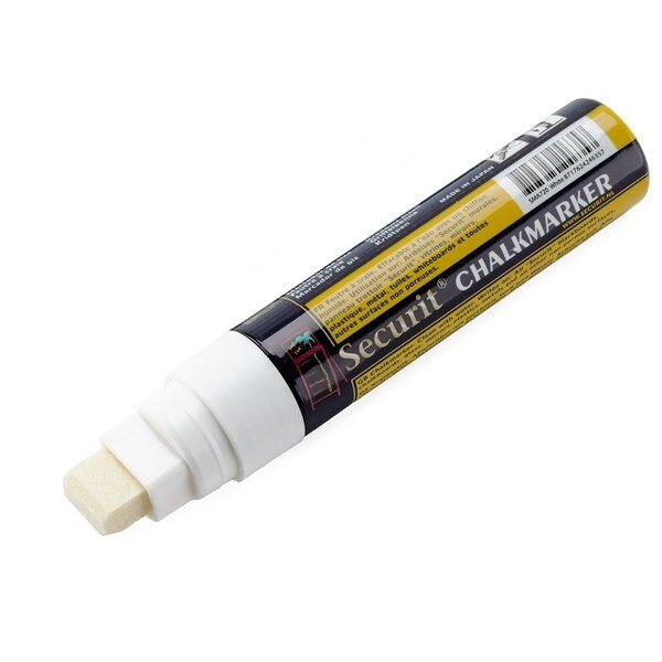 Marker creta Securit Liquid Large 7-15mm, alb
