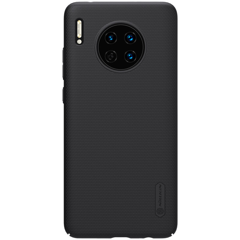 Husa protectie spate din plastic texturat negru, pentru Huawei Mate 30- Nillkin Frosted Shield