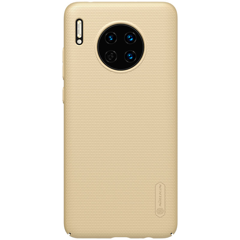 Husa protectie spate din plastic texturat auriu, pentru Huawei Mate 30- Nillkin Frosted Shield