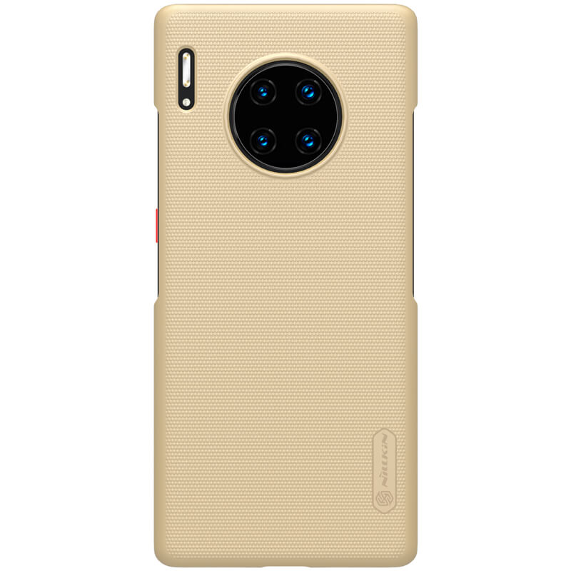 Husa protectie spate din plastic texturat auriu, pentru Huawei Mate 30 Pro- Nillkin Frosted Shield
