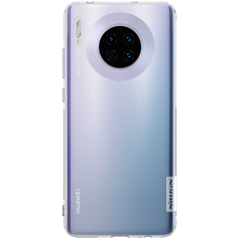 Husa din silicon Nillkin pentru Huawei Mate 30, alb transparent