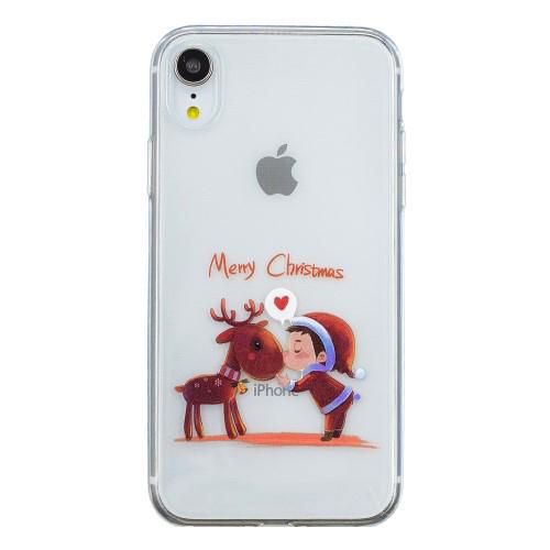 Husa silicon Apple iPhone XR model Merry Chrismas, Antisoc, TPU, Viceversa