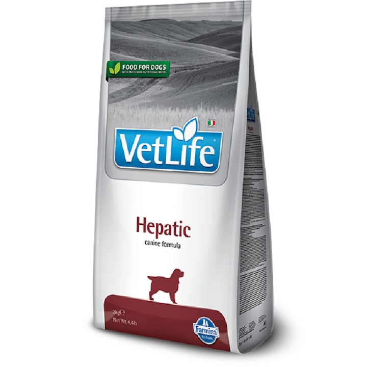 Diétás eledel kutyáknak, Vet Life Hepatic, 12 kg