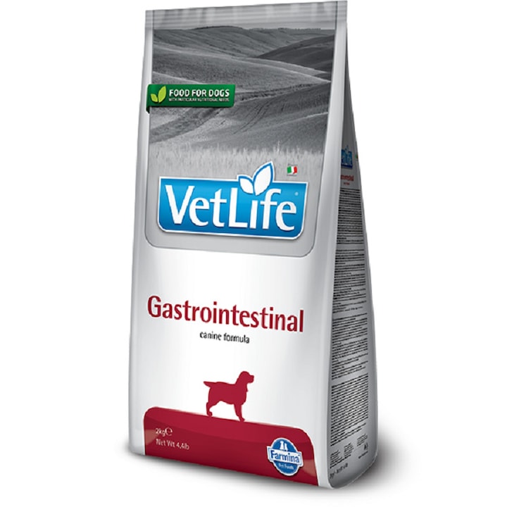 Diétás eledel kutyáknak, Vet Life Gastro Intestinal, 2 kg