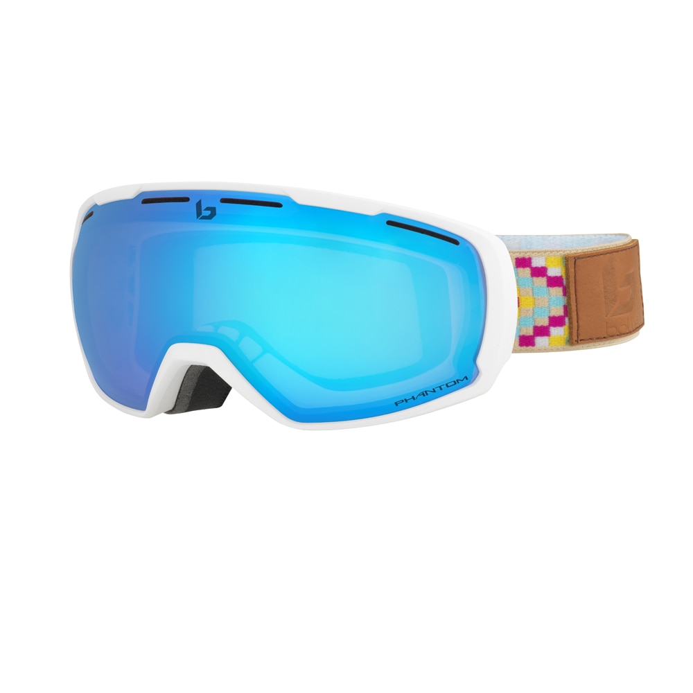 Ochelari schi Bolle LAIKA MATTE WHITE ETNIC PHANTOM VERMILLON BLUE