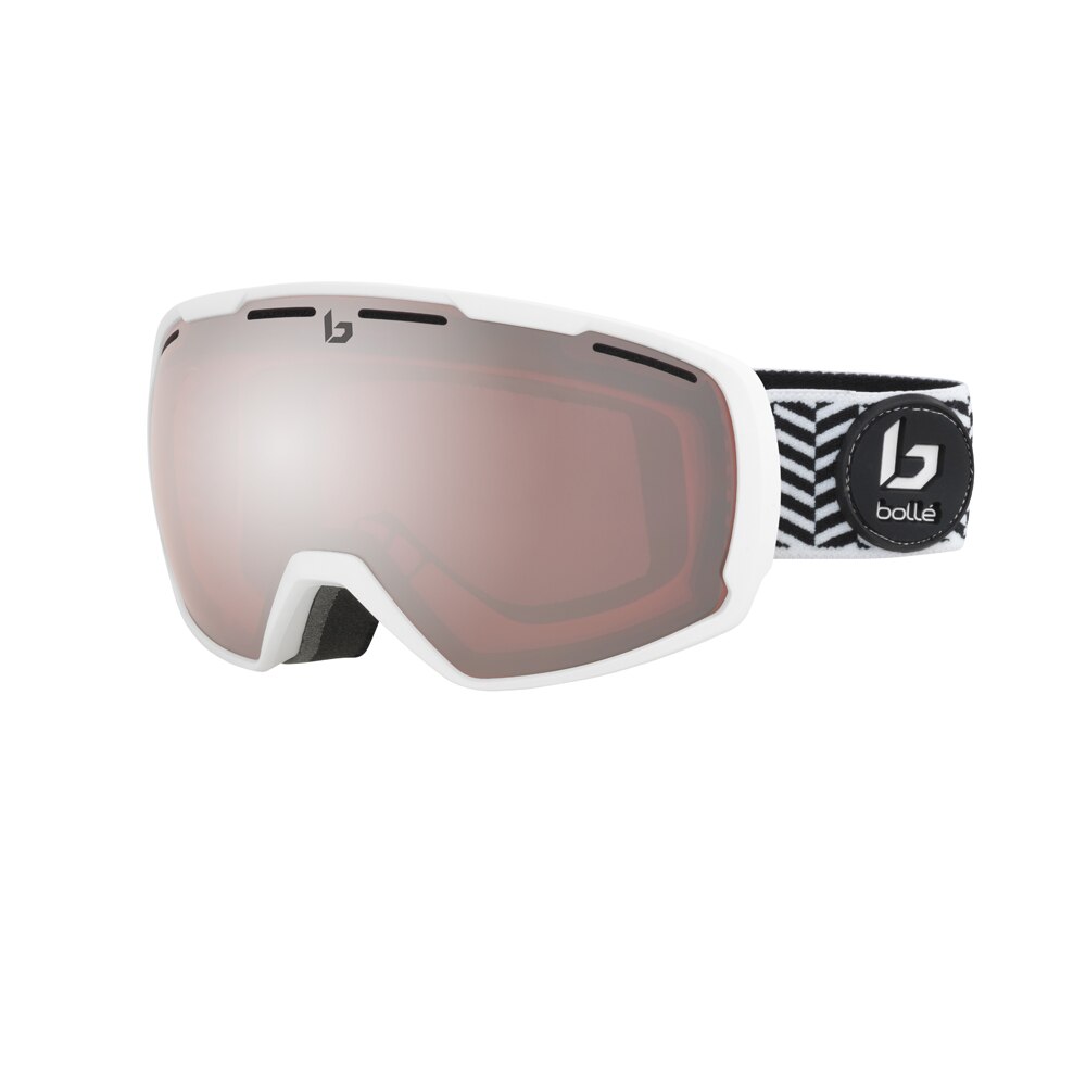 Ochelari schi Bolle LAIKA MATTE WHITE WAVES VERMILLON GUN