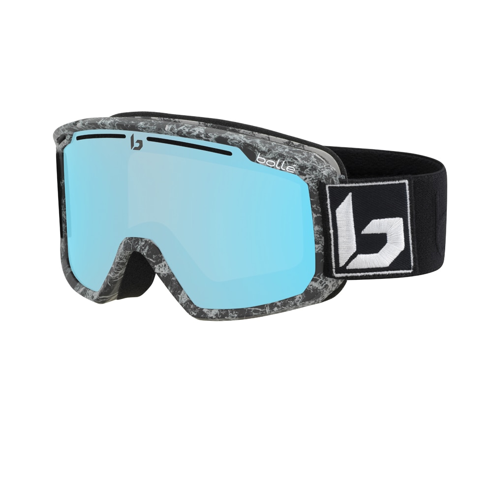 Ochelari schi Bolle MADDOX MATTE BLACK MARBLE PHOTOCHROMIC VERMILLON BLUE