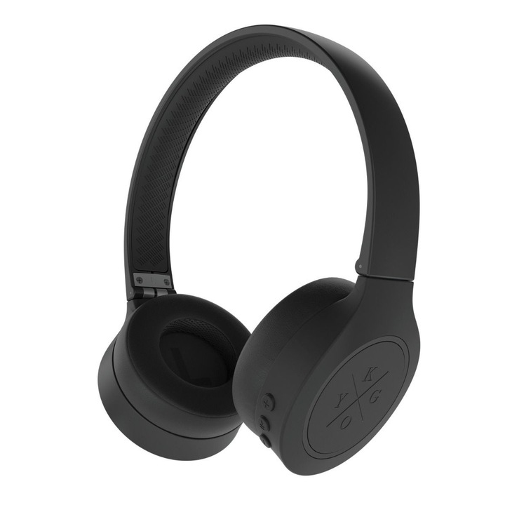 Casti audio On Ear Kygo A4/300, Bluetooth, Negru