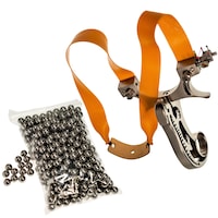 Set prastie metal Lizard cu sistem ochire, 300 bile, doua rezerve benzi