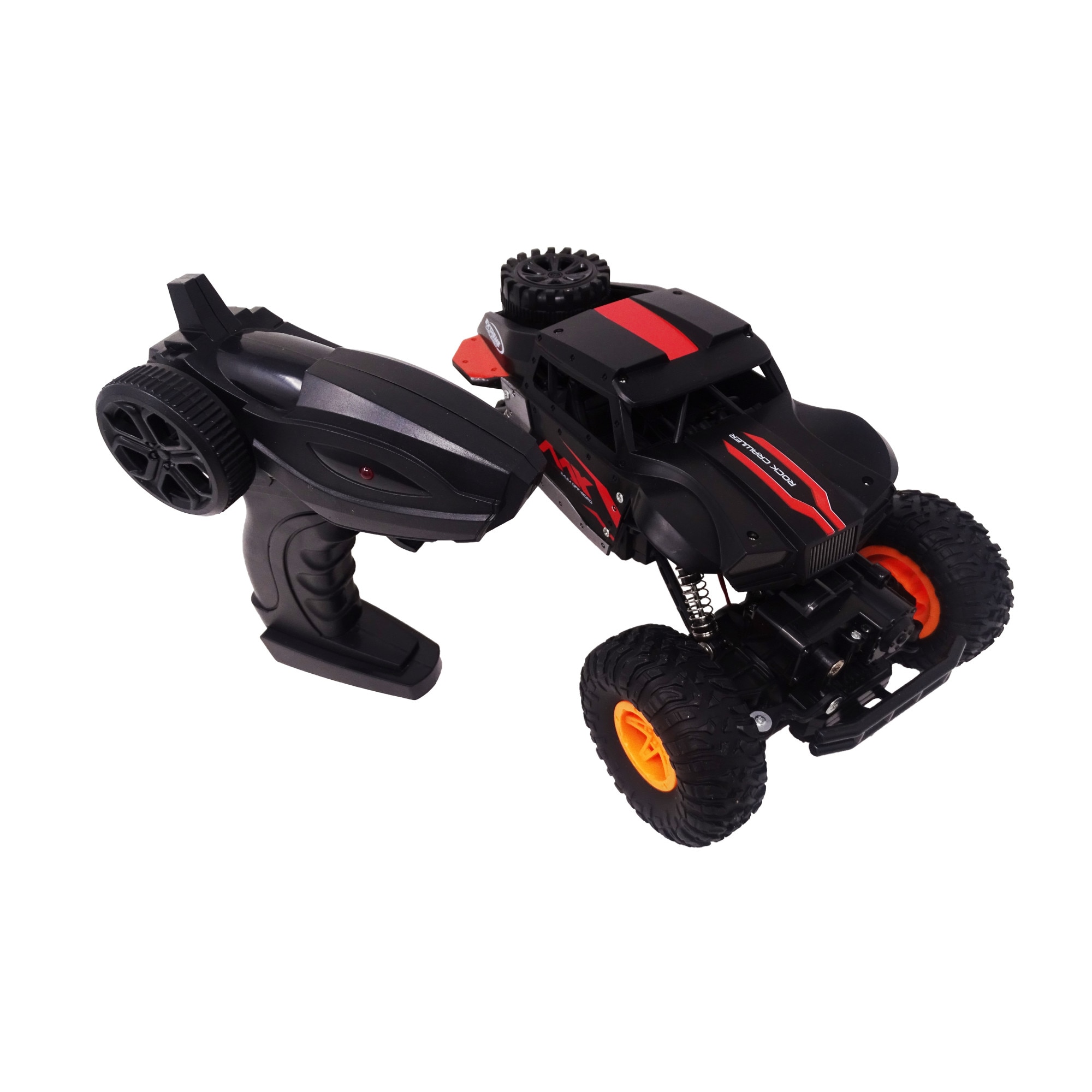 Masina R/C Off Road, 1:16 Scara, 4x4 cu Telecomanda, Negru/Rosu