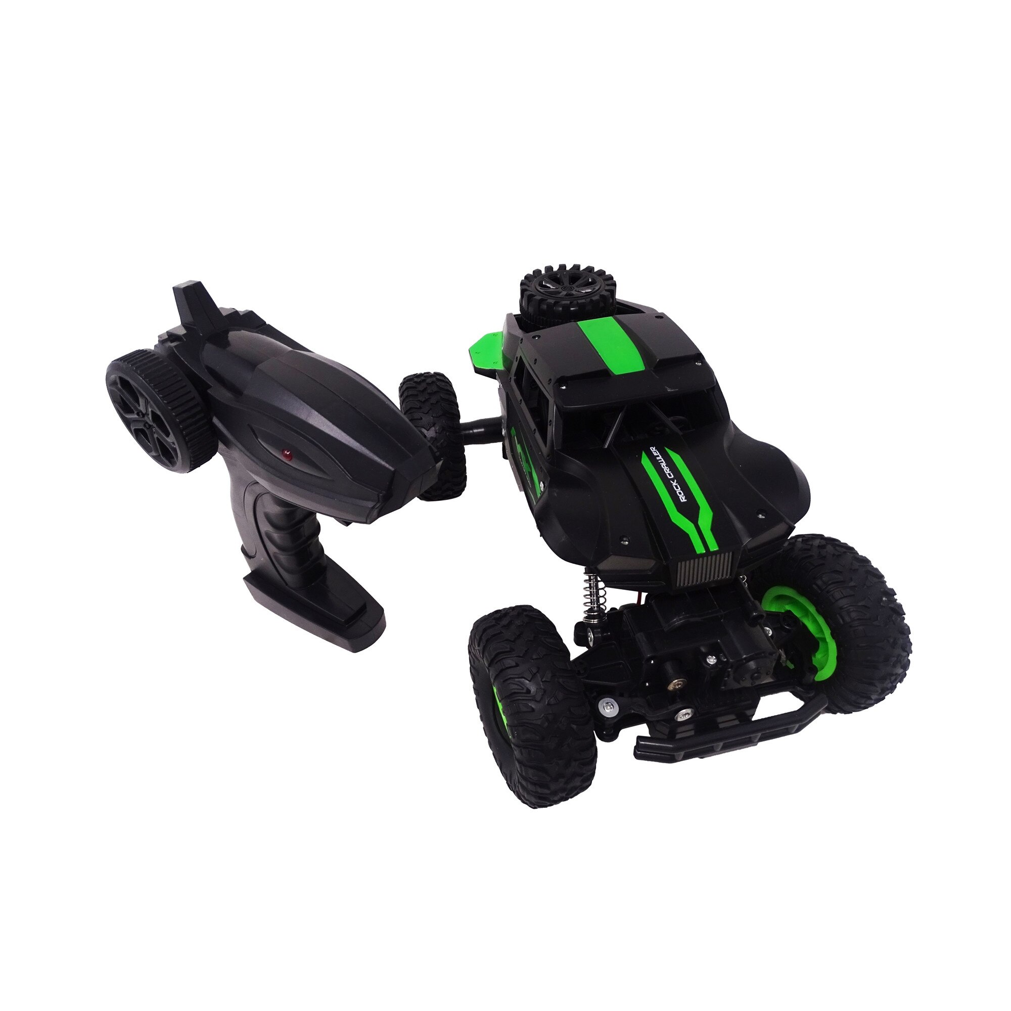 Masina R/C Off Road, 1:16 Scara, 4x4 cu Telecomanda, Negru/Verde
