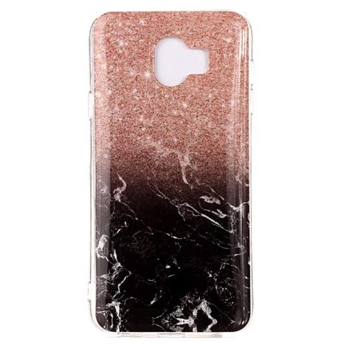 Husa Samsung Galaxy J4 model Gradient Black Marble, Antisoc, TPU, Viceversa