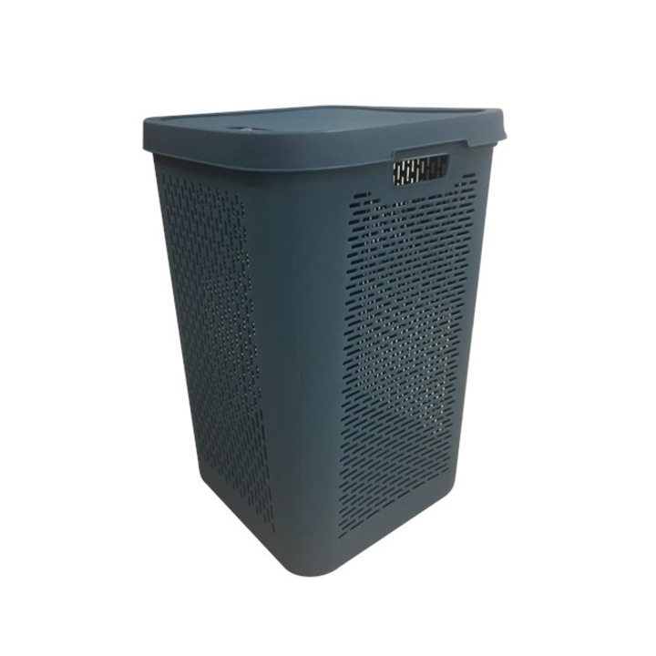 Cos rufe baie patrat RAKI 70lt gri