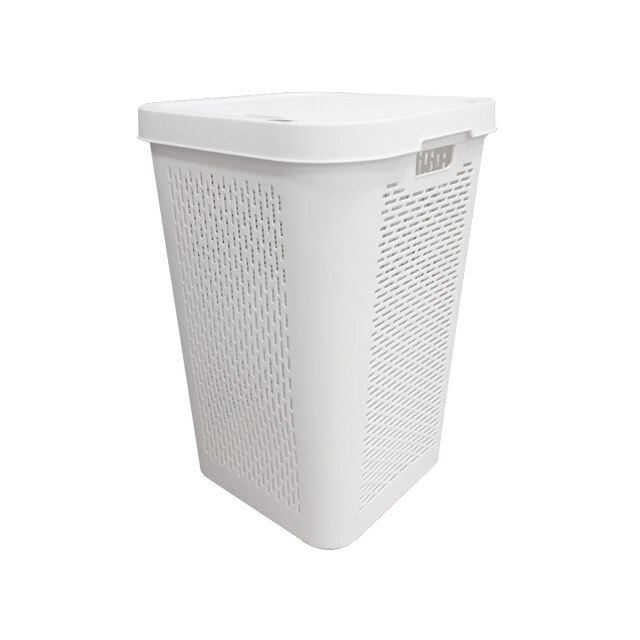 Cos rufe baie patrat RAKI 70lt alb