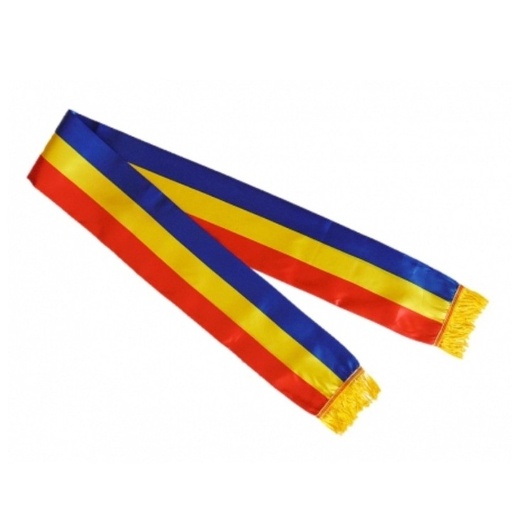 Шал, Румъния 160х14 см, Трицветен