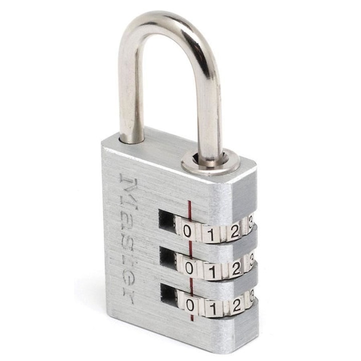 Lacat din aluminiu cu cifru, Masterlock, 7630EURD, corp de 30mm