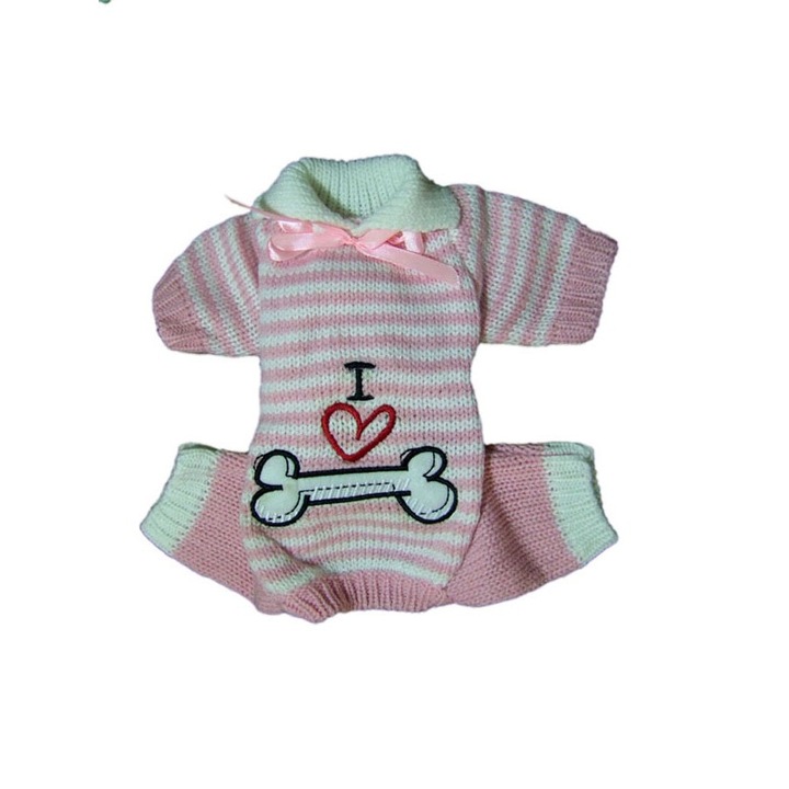 Pulover Pet Family ST0001-3, 31 cm, Roz