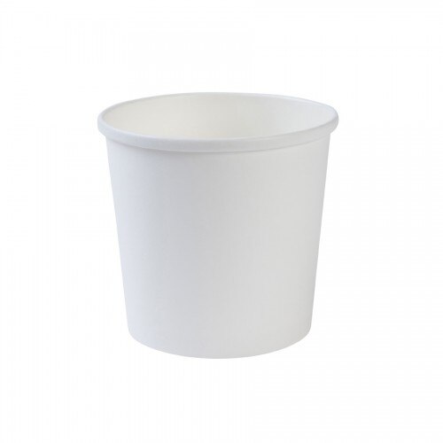 Boluri biodegradabile supa, premium, carton cu PLA, 600ml/24oz, set 25 buc