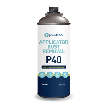 Spray Platinet PFSP40 45093, multifunctional , anti-rugina, de protectie si curatare, 400ml Spray Platinet PFSP40 45093, multifunctional , anti-rugina, de protectie si curatare, 400ml