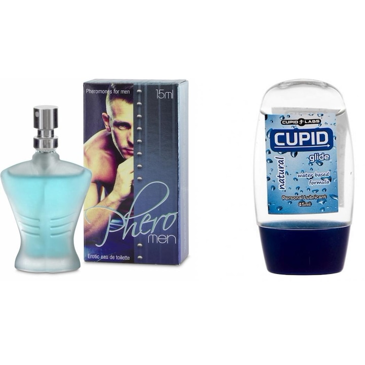 Cobeco feromonos parfüm csomag, 15ml + Cupid Glide síkosító