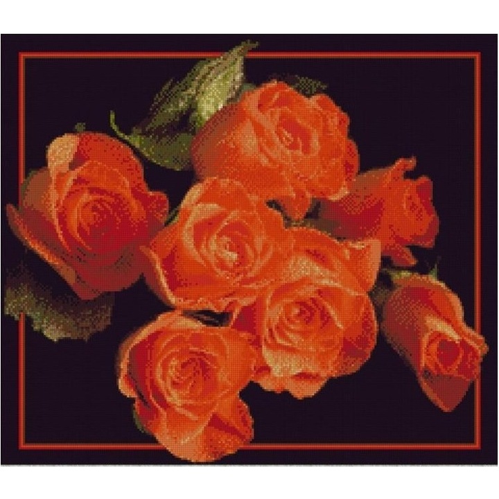 Set goblen, Trandafiri, diagrame A4
