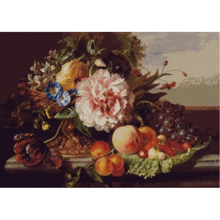 Set goblen, Flori si Fructe, diagrame A4