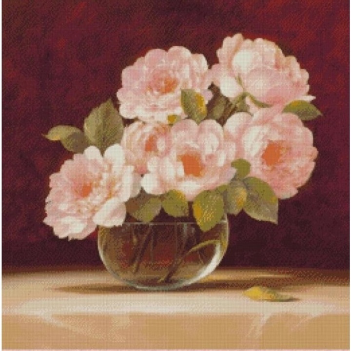 Set goblen, Bouquet of roses, diagrame A4