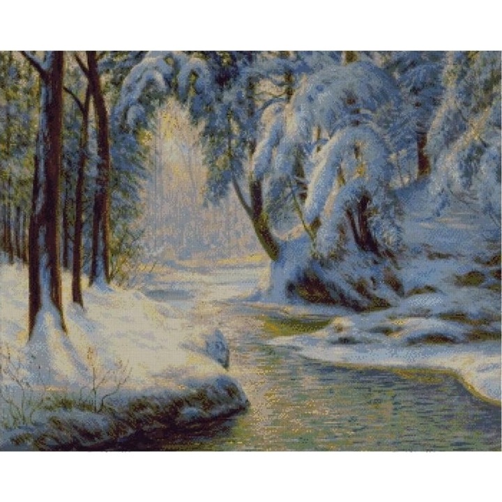 Set goblen, Iarna in padure, diagrame A4