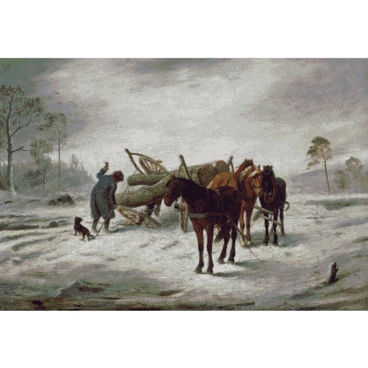 Set goblen, Viscolul de William Hahn, diagrame A4