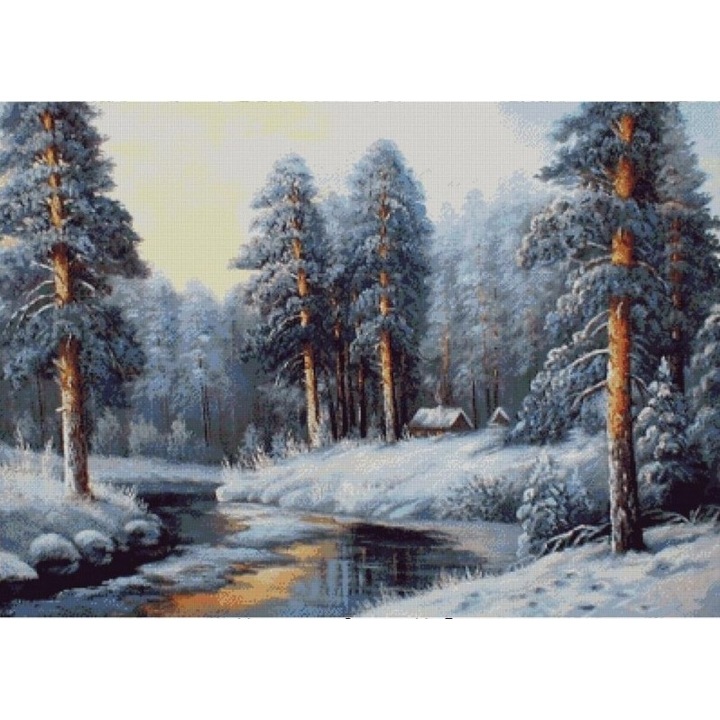 Set goblen, Casute in padure, diagrame A4