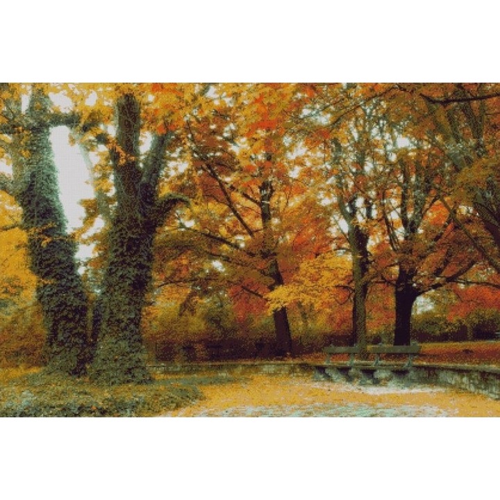 Set goblen, Peisaj autumnal de Thomas Moran, diagrame A4