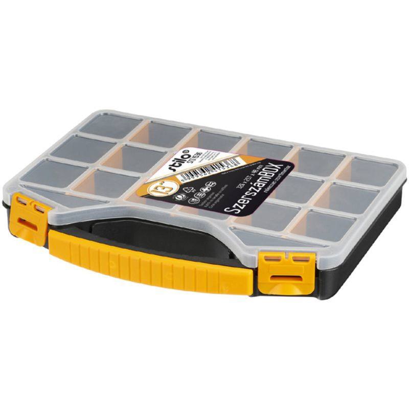 Cutie organizator pentru accesorii cu separator sertar mobil, Stilo, 326x257x48mm