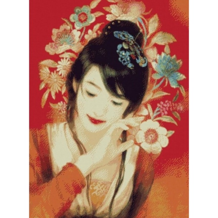 Set goblen, Fetita chineza, diagrame A4