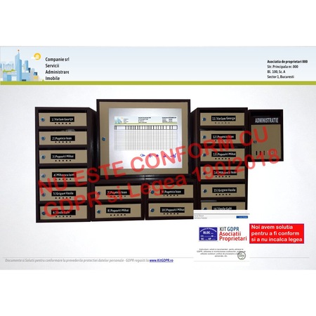 Kit Gdpr Pentru Asociatii De Proprietari Peste 40 Documente Si Sabloane Editabile Obligatorii Conform Cu Regulamentul Eu 679 2016 Si Legea 190 2018 Emag Ro