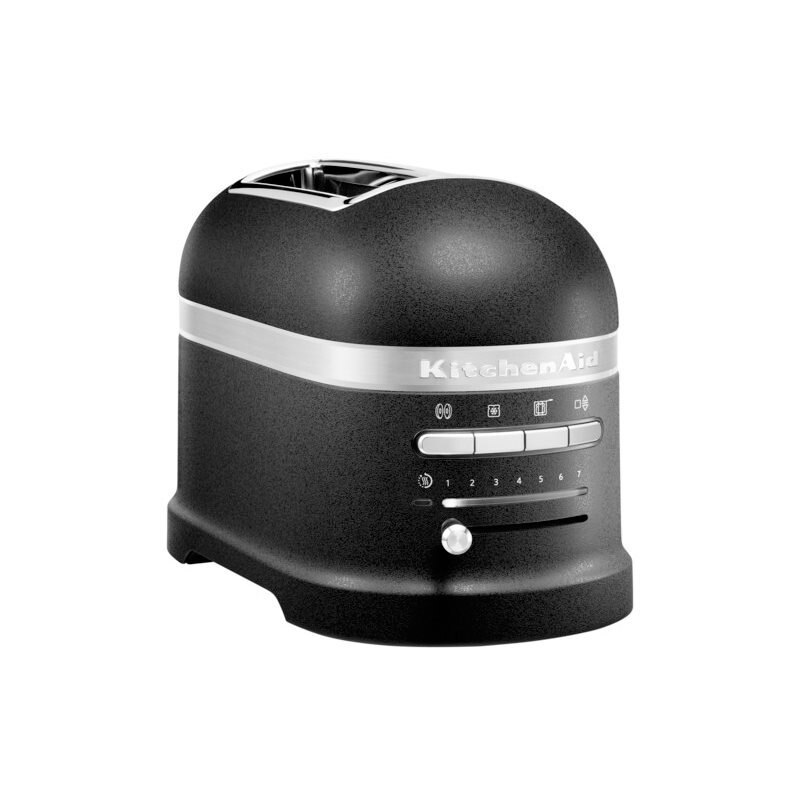 Toaster 2 sloturi Artisan 1250 W, Cast Iron Black - KitchenAid