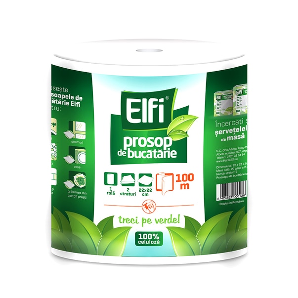 Prosop bucatarie Elfi, 2 straturi, 100 m