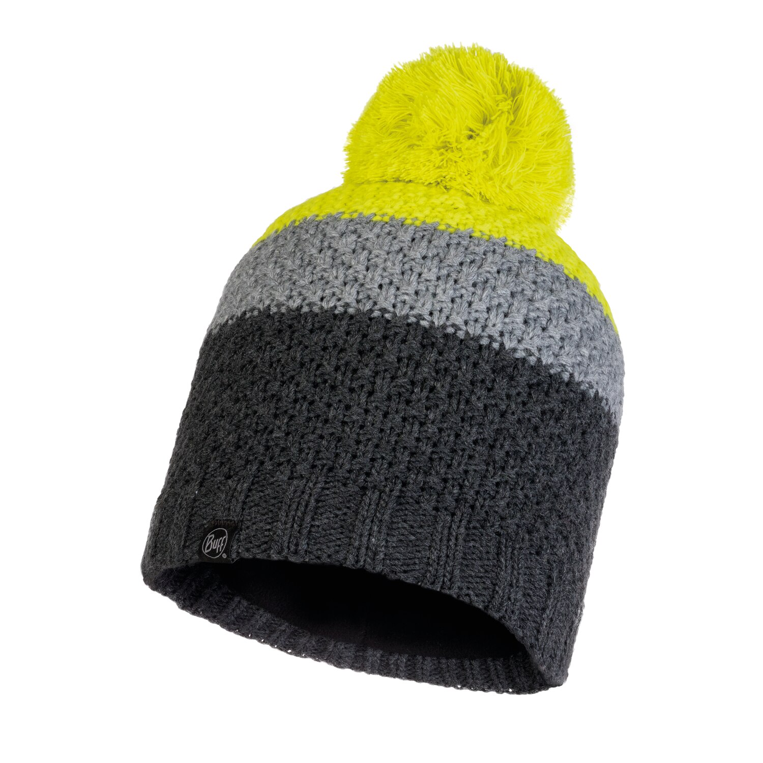 Caciula tricotata cu polar jav grey