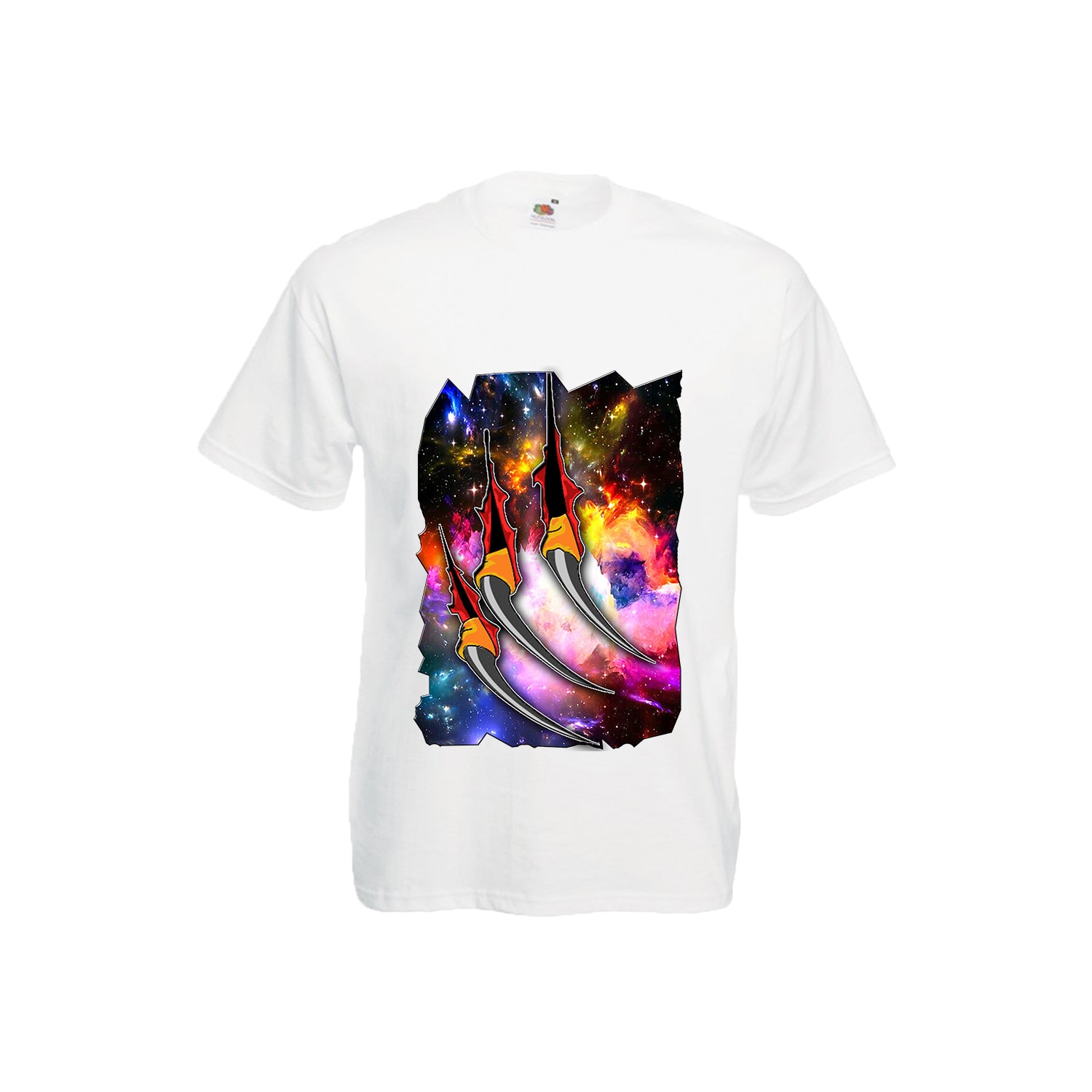 Tricou barbatesc personalizat Fruit of the loom, alb, 