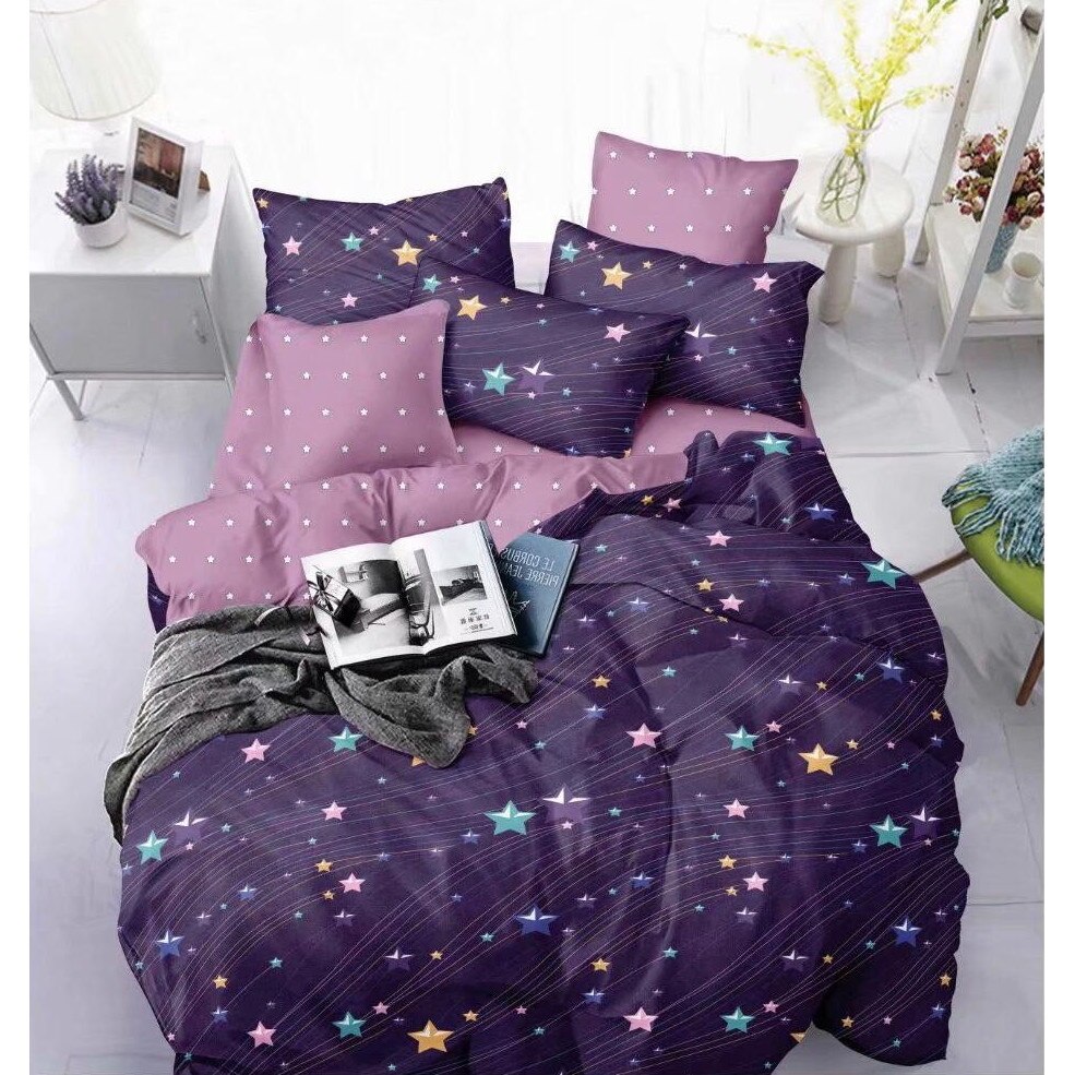 Lenjerie Finet Satinat, 6 Piese, Pat 2 Persoane, FNJ-57