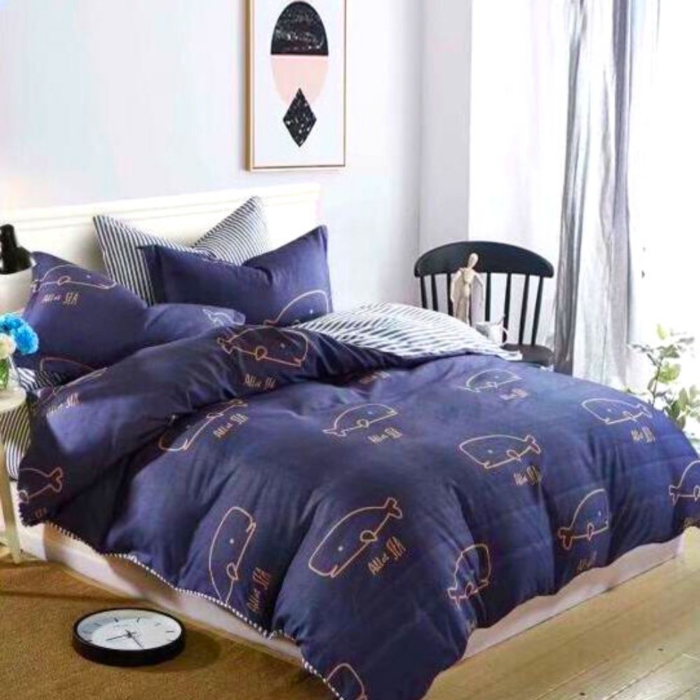 Lenjerie Finet Satinat, 6 Piese, Pat 2 Persoane, FNJ-60