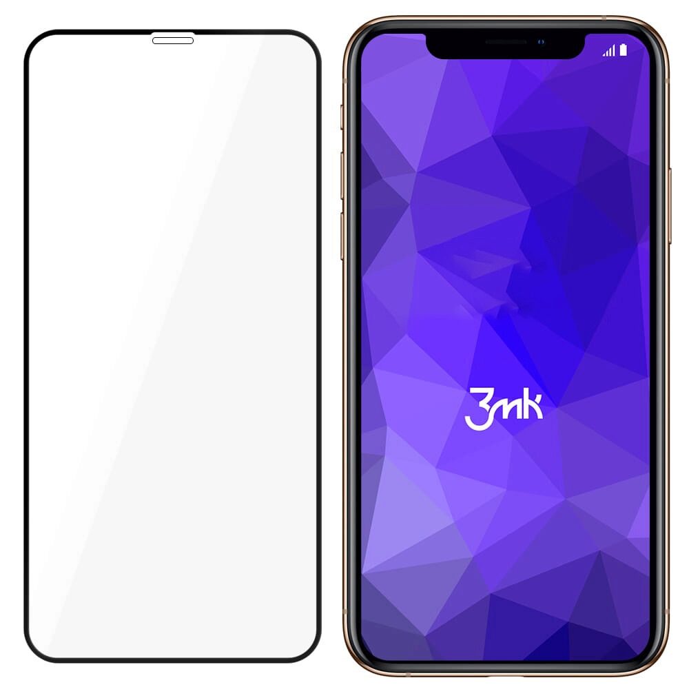 Folie Protectie Sticla 3MK HardGlass Max pentru iPhone 11 Pro Max (6.5