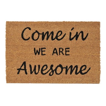 Covoras intrare, 60 x 40 cm, mesaj Come In We Are Awesome Covoras intrare, 60 x 40 cm, mesaj Come In We Are Awesome