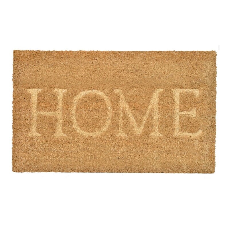 Covoras decorativ intrare, 75 x 45 cm, mesaj Home