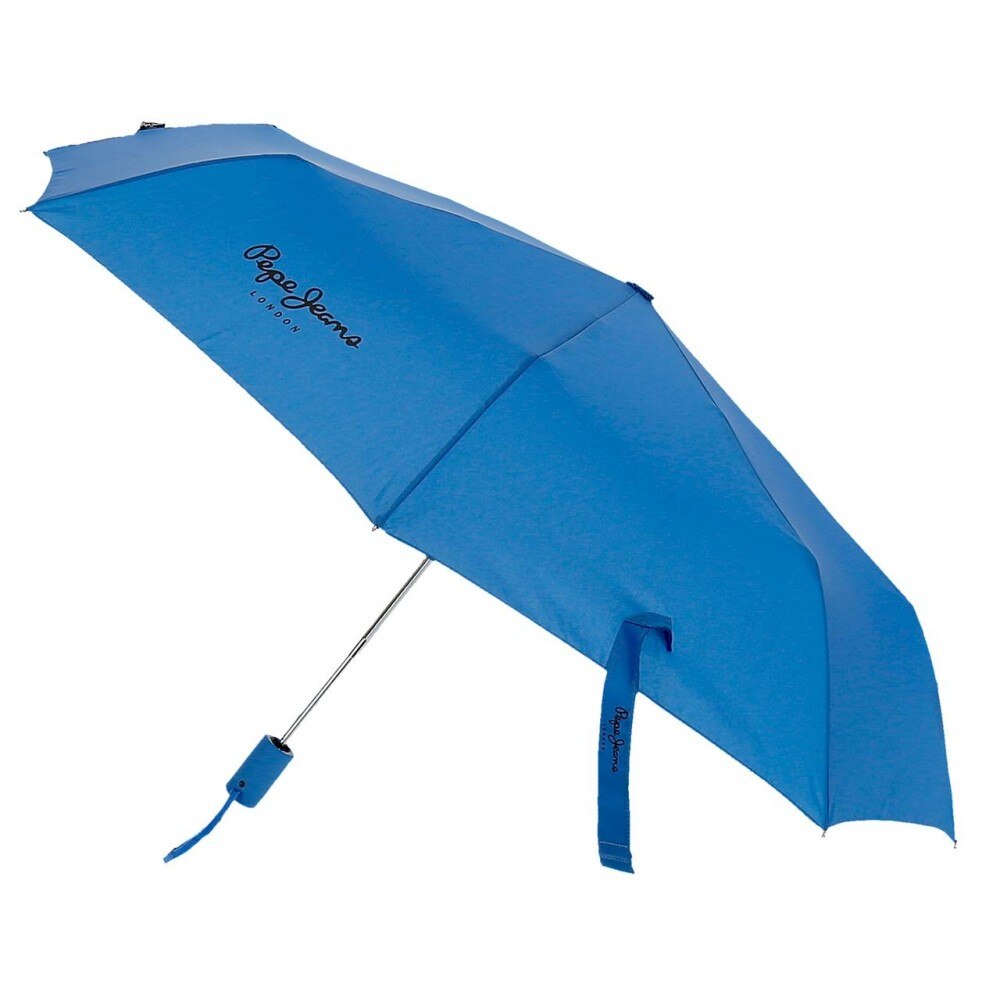 Umbrela automata pliabila albastra Pepe Jeans Dorset