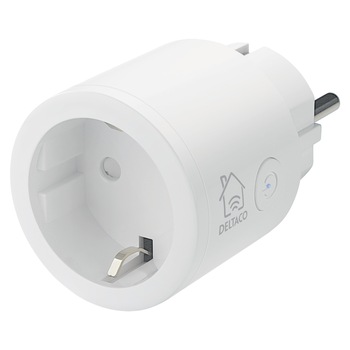 Priza inteligenta DELTACO SMART HOME, Amazon Alexa si Google Home, aplicatie iOS/ Android, WiFi 2.4GHz, 1xCEE 7/3, 10A, timer, 220-240, Alb Priza inteligenta DELTACO SMART HOME, Amazon Alexa si Google Home, aplicatie iOS/ Android, WiFi 2.4GHz, 1xCEE 7/3, 10A, timer, 220-240, Alb